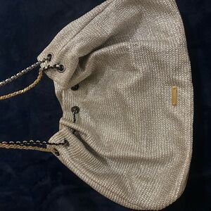 Rebecca Minkoff Shimmering Silver Shoulder Bag